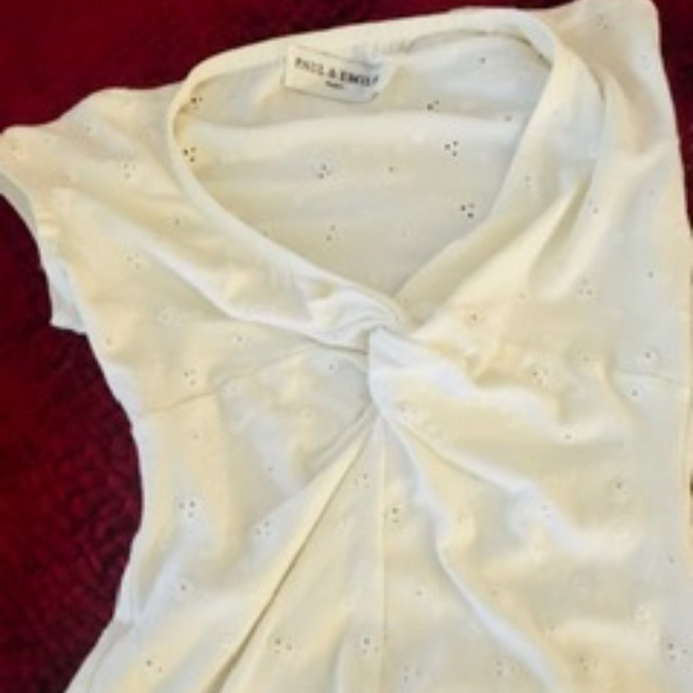 Eyelet Twist Top